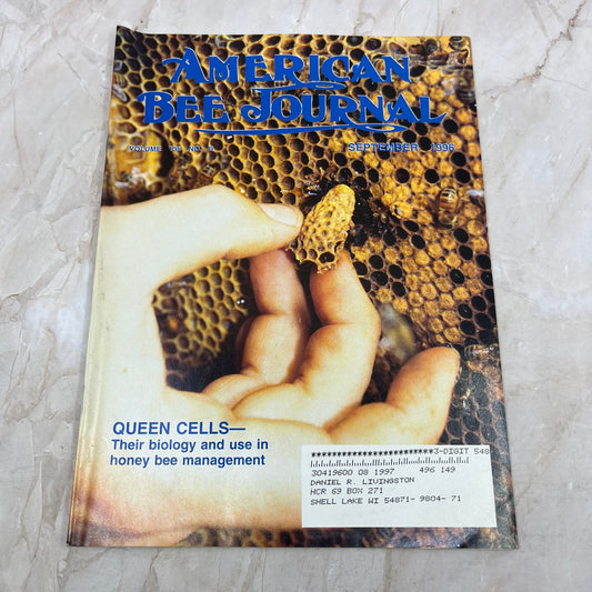 1996 Sept American Bee Journal Magazine Bees Beekeeping Honey M7