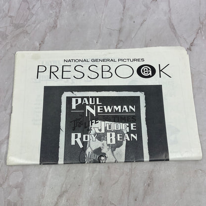 Paul Newman The Life and Times of Judge Roy Bean Pressbook TA9-E1