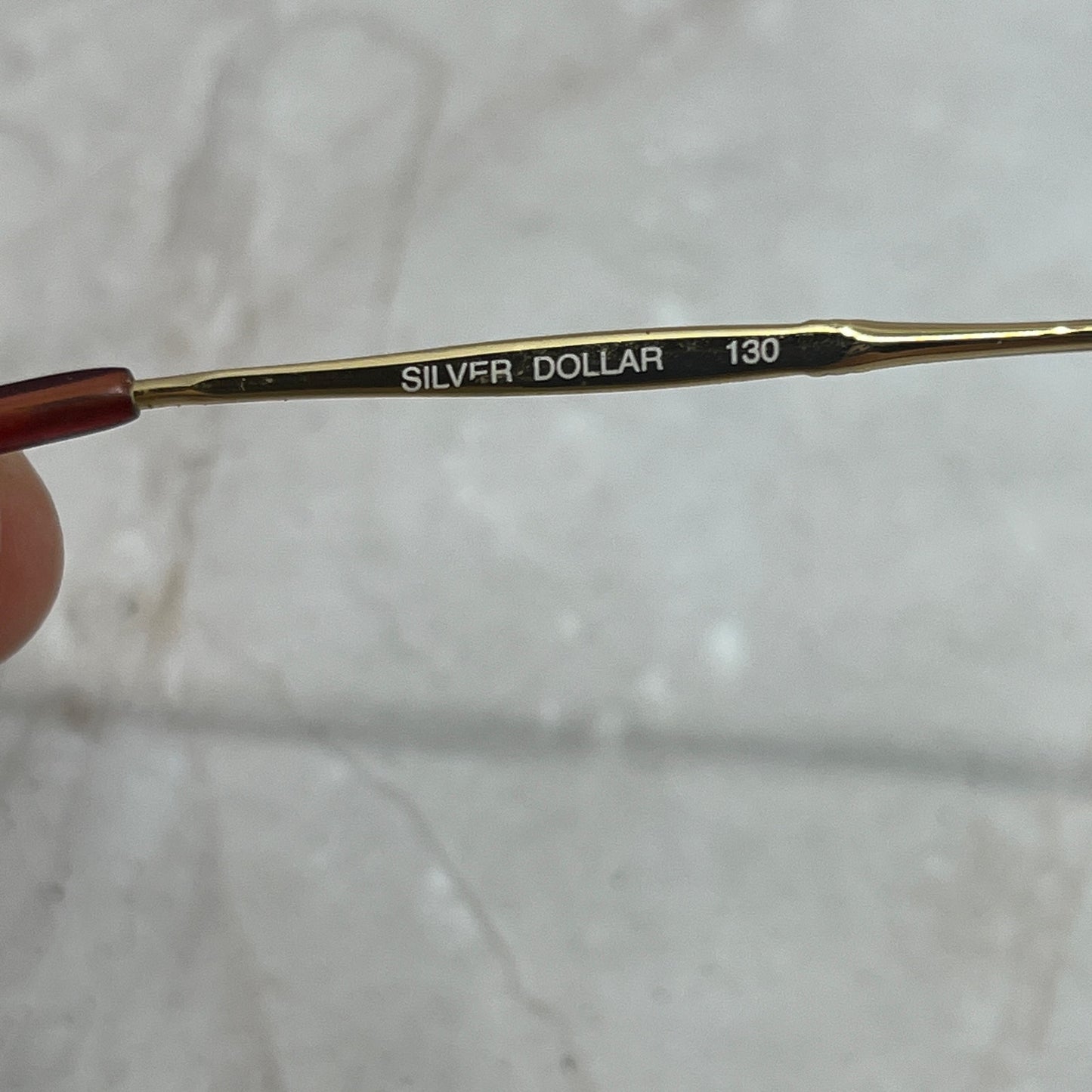 Vtg Silver Dollar Juliet Oval Wire Frame Sunglasses Eyeglasses Frames TG7-G6-2