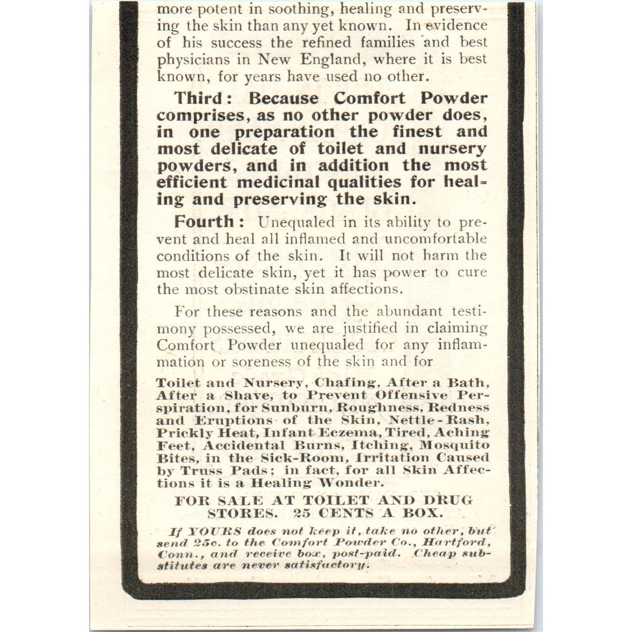 Carter & Holmes Black Silk Neckties Chicago c1905 Original Advertisement AE7-A2
