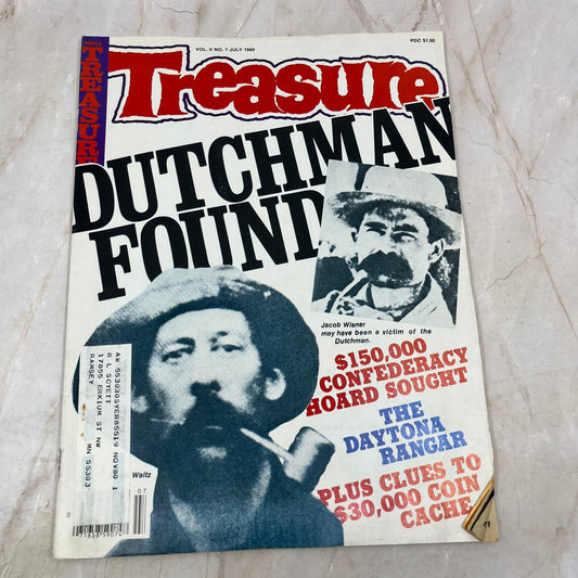 1980 July - Treasure Magazine - Treasure Hunting Metal Detecting Gold Coins M10