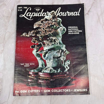 Nut Tree With Birds - Lapidary Journal Magazine - Sep 1980 M24