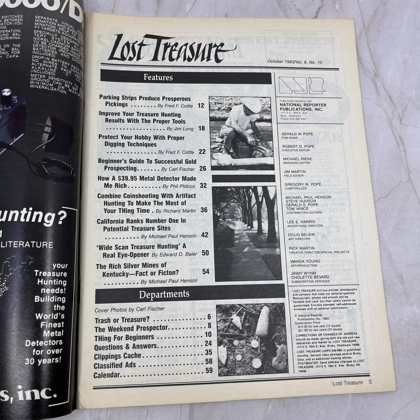 1983 Oct - Lost Treasure Magazine - Treasure Hunting Gold Prospecting M15