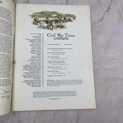 1974 Jan - Civil War Times Magazine - Lee on His Famous Charger Traveller M21