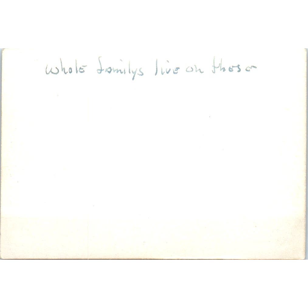 Causeway Bay Typhoon Shelter Hong Kong Vintage Photograph 2x3" AE7