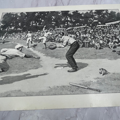 Herbert Johnson Baseball Cornville Eagles - 1904 A.B. Frost Art Print V14-3