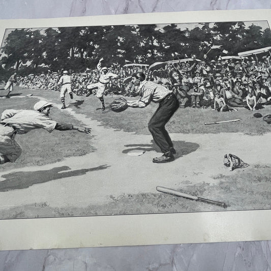 Herbert Johnson Baseball Cornville Eagles - 1904 A.B. Frost Art Print V14-3