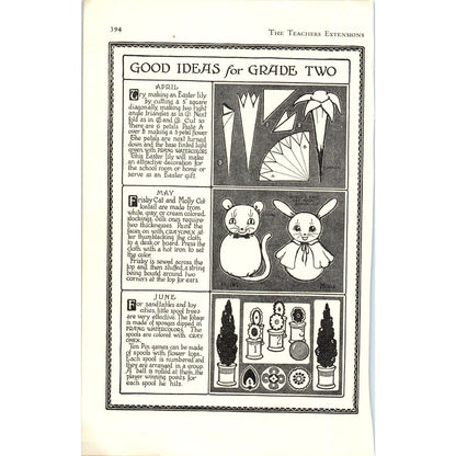 1920s Good Ideas for Grade Two Students - Teachers Extension Magazine D10