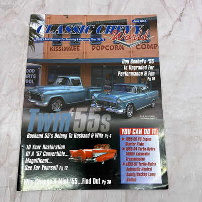 Twin '55s - '55, '56, '57 Classic Chevy World Magazine - June 2004 M29