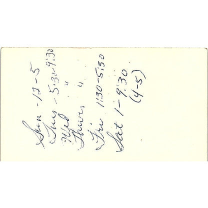 Wolf H Stern Attorney Bellflower CA Vintage Business Card SE3-B12