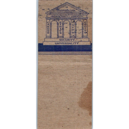 Consumers Agency Inc General Ins St. Paul MN Vintage Matchbook Cover SF4-Y2