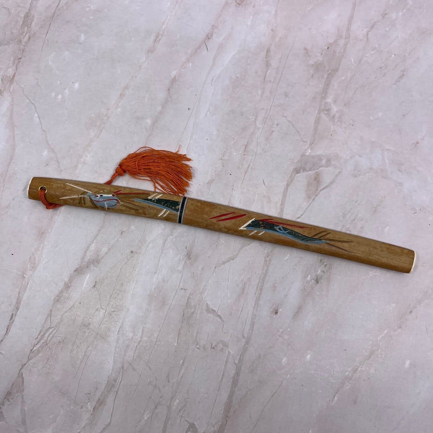 Vtg Japanese Samurai Letter Opener J.P. Michael Co Earl Bruce Indianapolis SB8