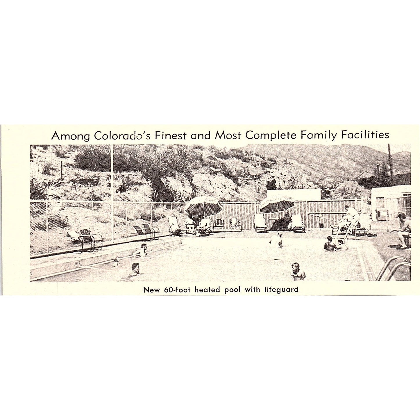 Wrangler Motel Colorado Springs CO 1958 Ad AG1-M2