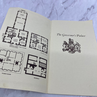 1970s The Governor's Palace Williamsburg VA Travel Guide Book TH2-BO1