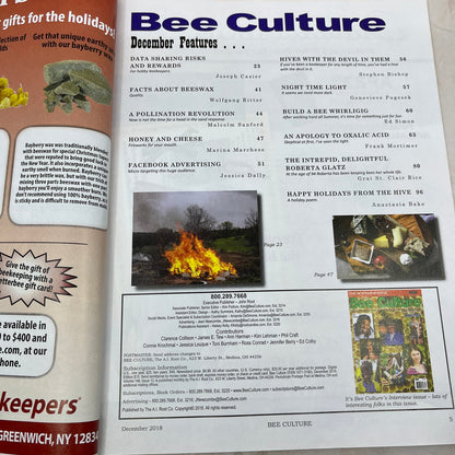 2018 Dec Bee Culture Magazine Magazine - Magazine of American Beekeeping M7