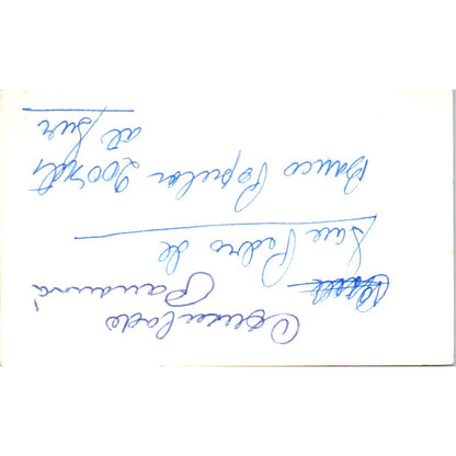 Victor Hugo Castro Coto Agente De Seguros San Jose Vintage Business Card SD8-B16