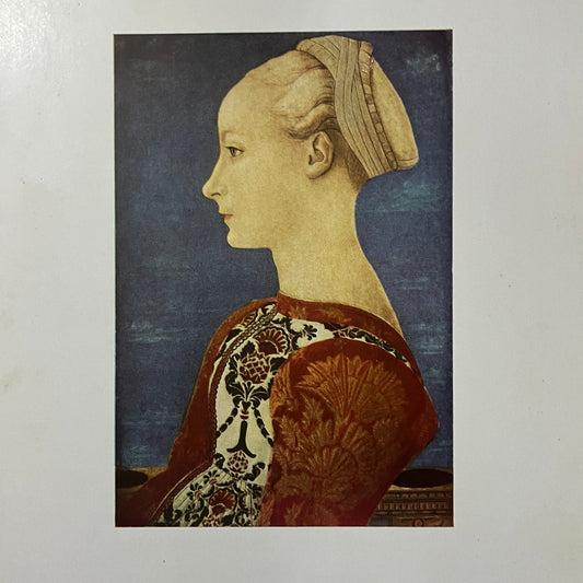 Profile Portrait of a Young Lady - Gemäldegalerie Berlin Lithograph Art 9x12 V10