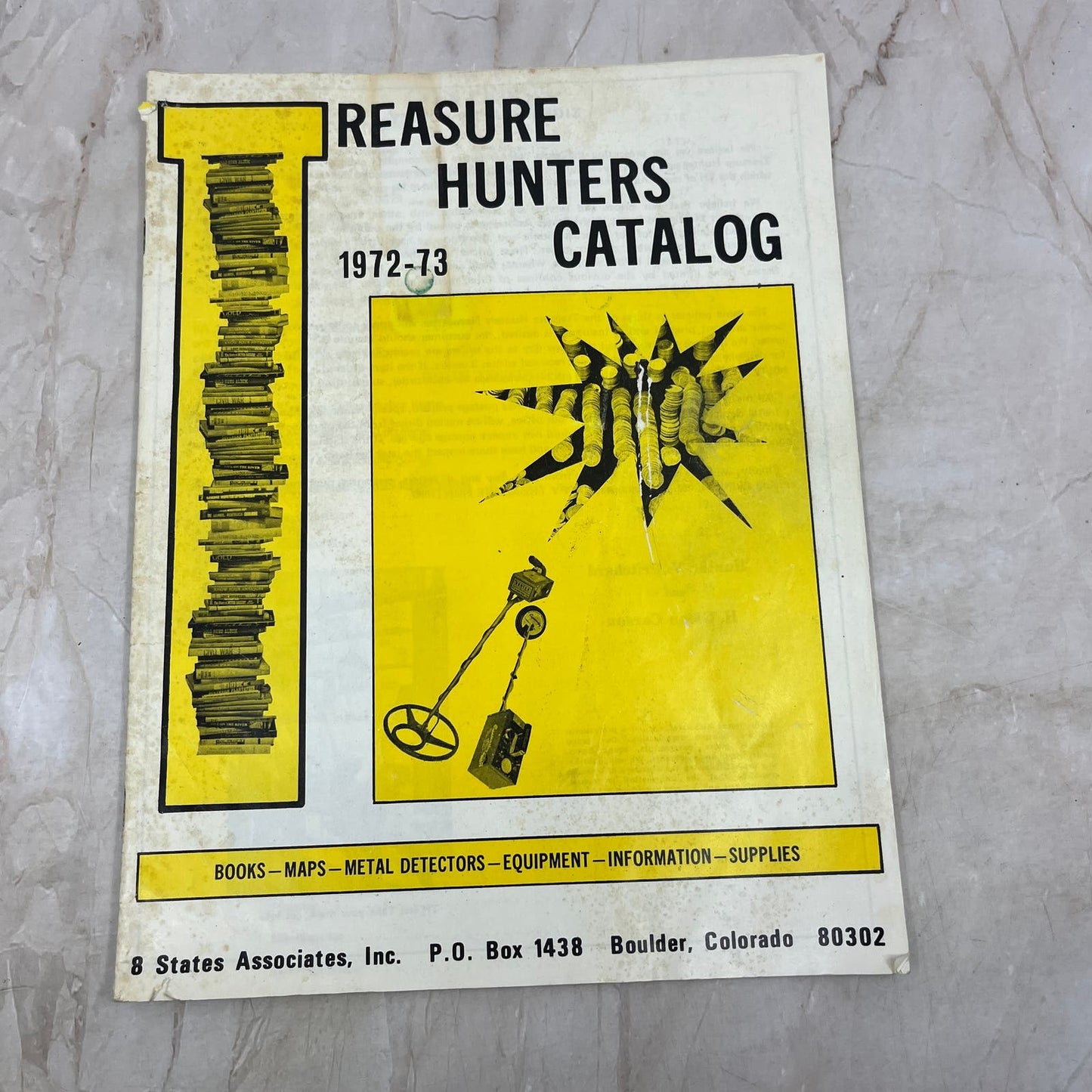 1972-73 Treasure Hunters Catalog -Books Metal Detectors Equipment Supplies M19