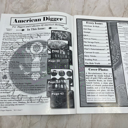 2008 May/June - American Digger Magazine - Treasure Hunting Gems Rocks M18