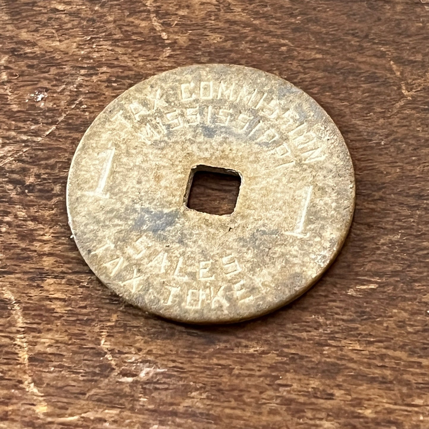 Vintage Mississippi State Department of Revenue Sales Tax Paper Token Chit SE2