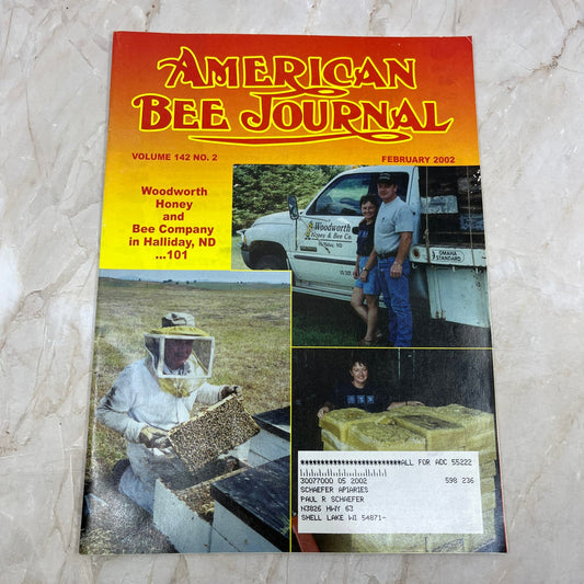 2002 Feb American Bee Journal Magazine Bees Beekeeping Honey M7