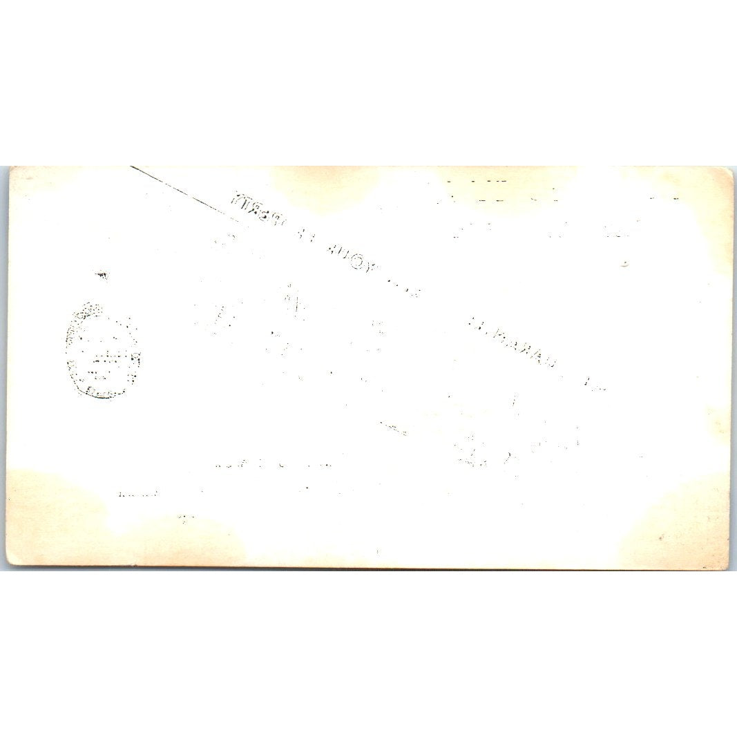 Bob McClellan D. Van Lizzen Realty Long Beach CA Vintage Business Card SD4-B5
