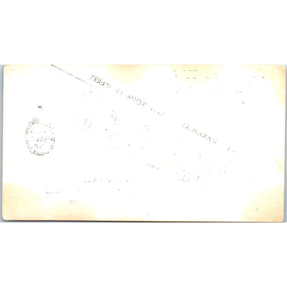 Bob McClellan D. Van Lizzen Realty Long Beach CA Vintage Business Card SD4-B5
