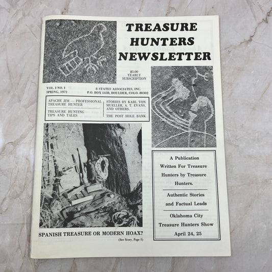 1971 Spring - Treasure Hunters Newsletter - Spanish Treasure or Modern Hoax M19