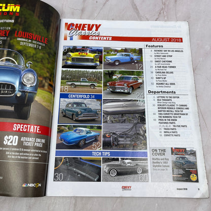 Martha & Roy Fine '59 Carolina Deluxe - Chevy Classics Magazine - Aug 2018 M29