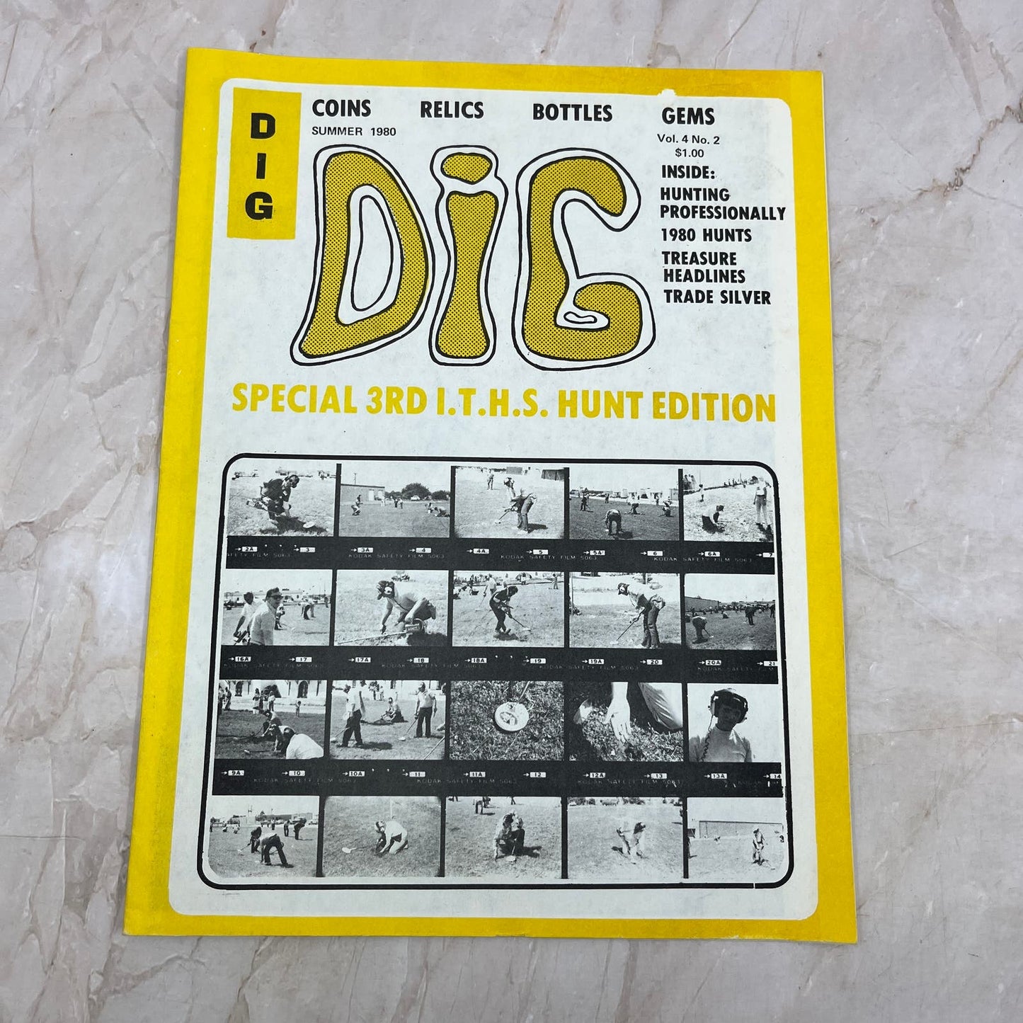 1980 Summer - DIG Eastern Treasure Hunters Magazine - Coins Bottles Gems M18