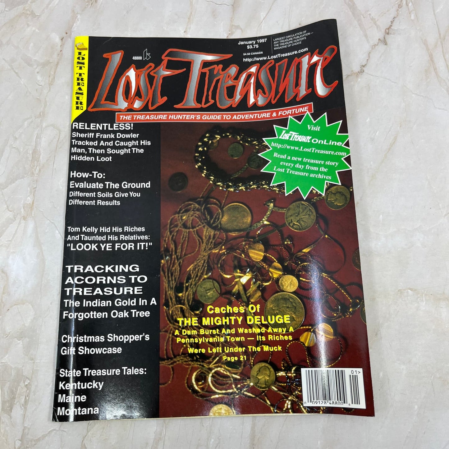 1997 Jan - Lost Treasure Magazine - Treasure Hunting Gold Prospecting M13