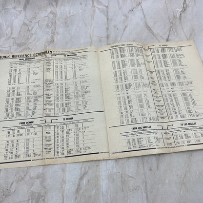 1968 July - Western Airlines International Time Tables 737 Jet TI9-P2