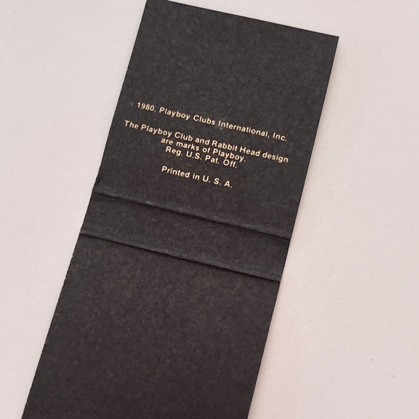 The Playboy Clubs 20th Anniversary Lake George Vintage Matchbook Cover TB6-MB2-3