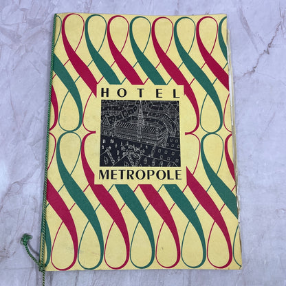 Vintage Hotel Metropole Brussels Belgium Travel Info Packet & Stationery TH2