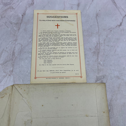1915 Confirmation Certificate Della Frances Roberts South Strafford VT TH2-Y1