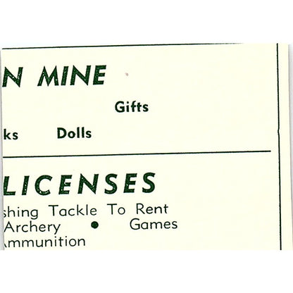 A&W Root Beer Soda Fountain 224 E. Elkhorn 1957 Estes Park CO Ad AG4-S10