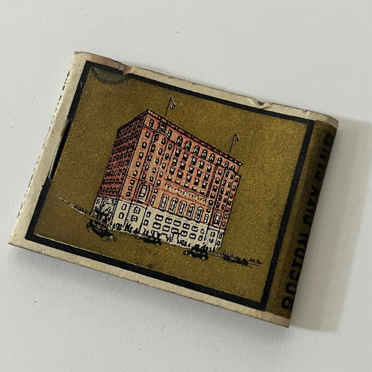 Boston City Club Vintage Matchbook Cover TB6-MB1-1