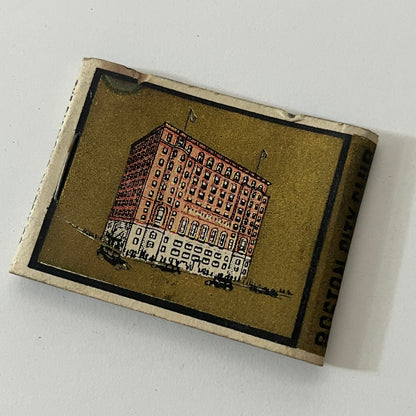 Boston City Club Vintage Matchbook Cover TB6-MB1-1