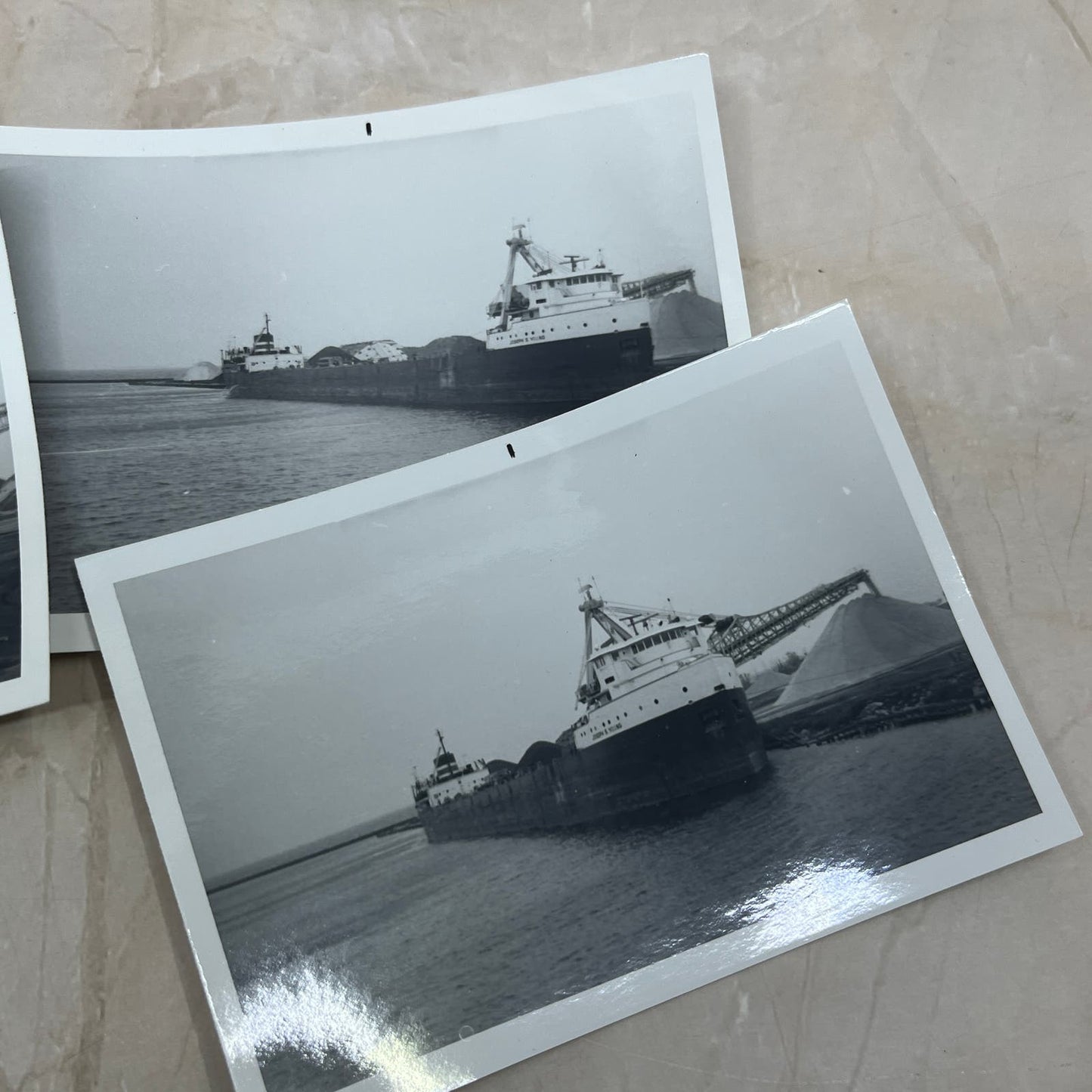 c1977 Photo Lot Str. Joseph S. Young at Marinette & Sailing Ship Caravan TF5-L3