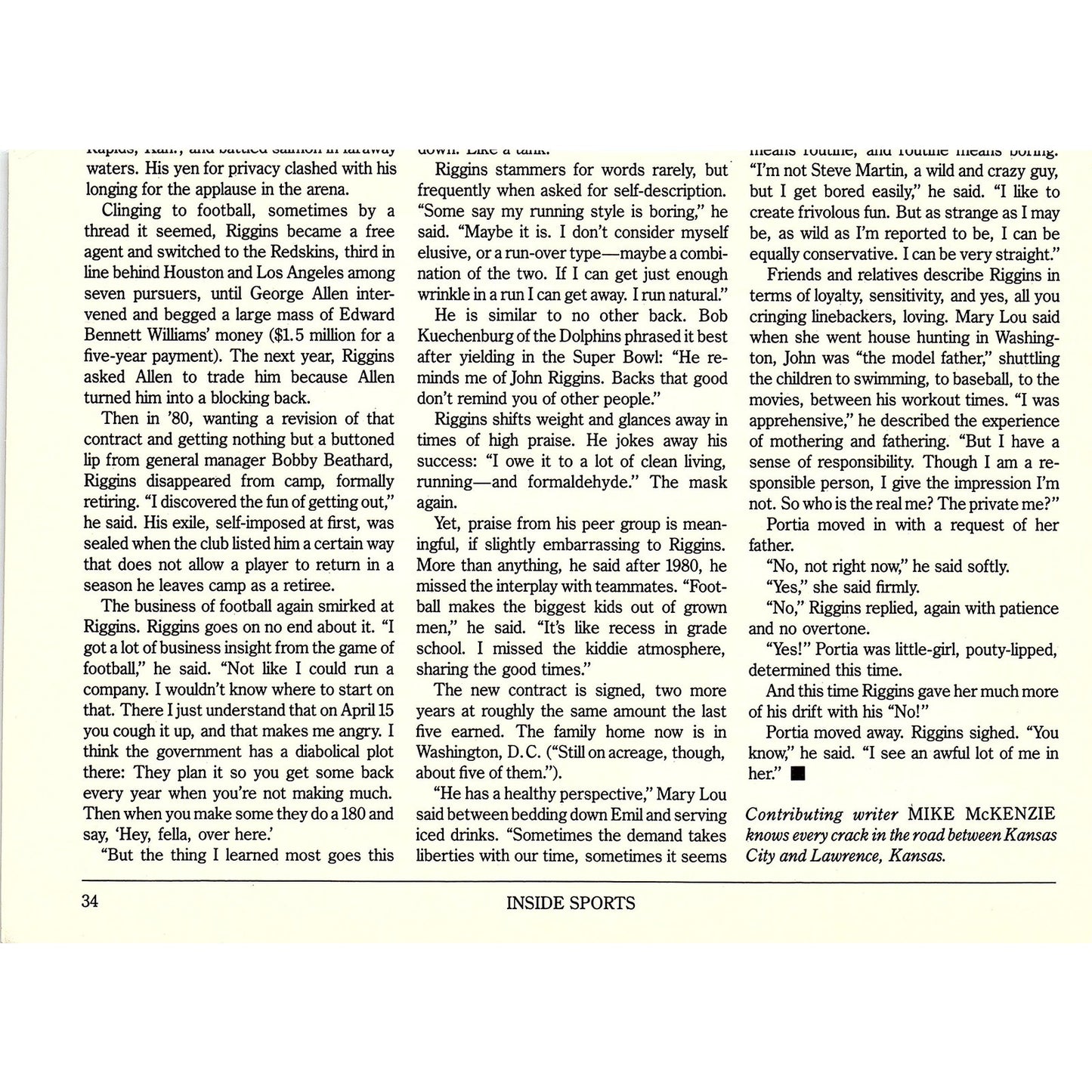 U-Haul L.S. Sam Shoen 5x7" 1983 Ad AF6-17