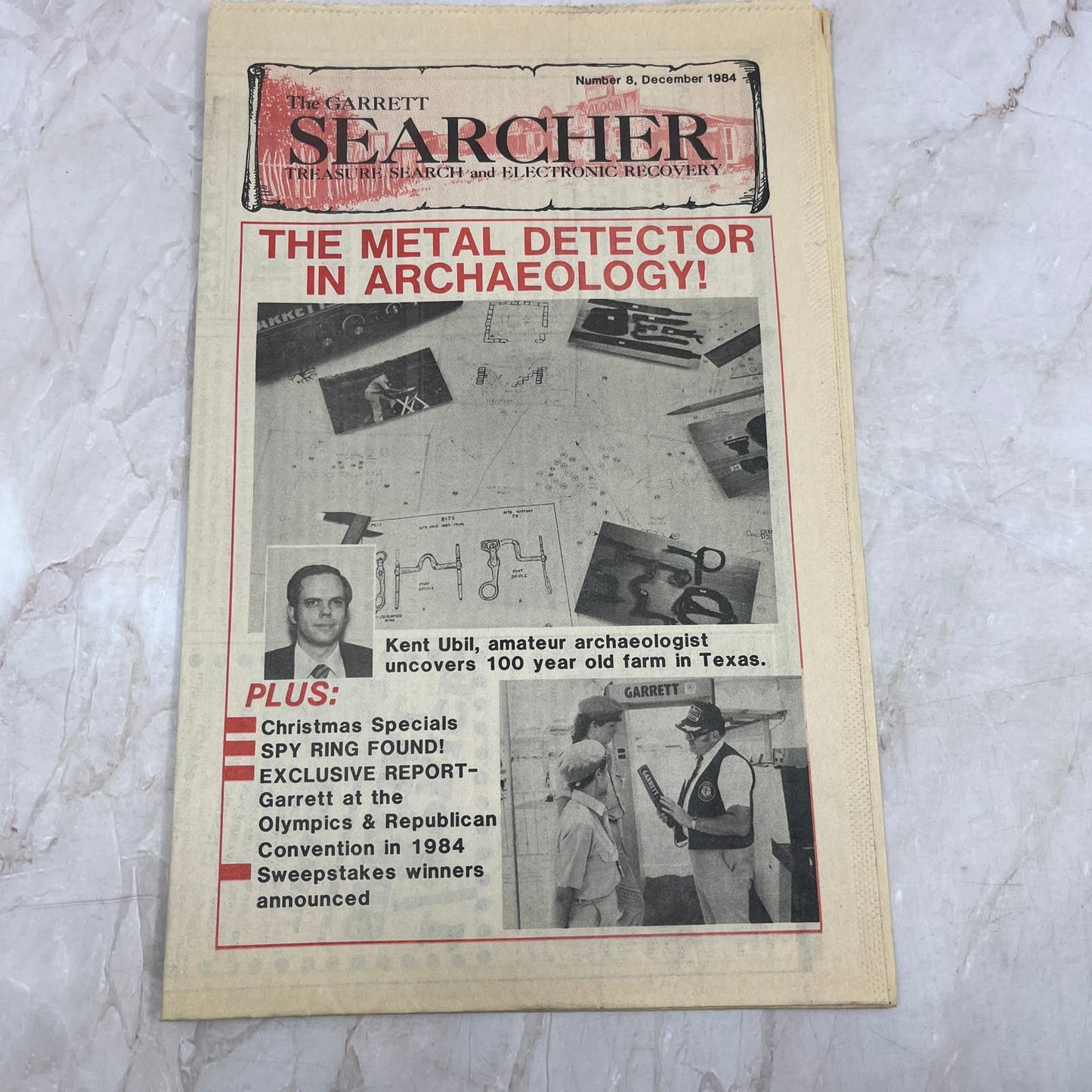 1984 Dec - The Garrett Searcher Newsletter Treasure Hunting Metal Detectors M20