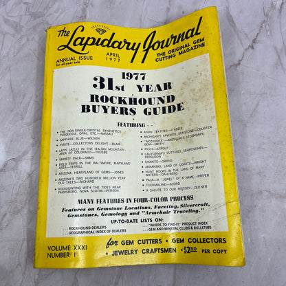 31st Year Rockhound Buyers Guide - Lapidary Journal Magazine - Apr 1977 M23