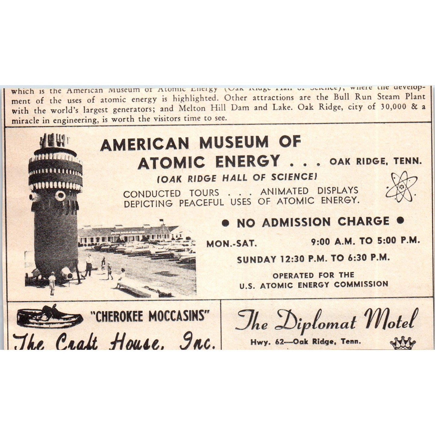 Lookout Mountain Incline Cable Car Chattanooga TN 1973 Magazine Ad AD8-B9