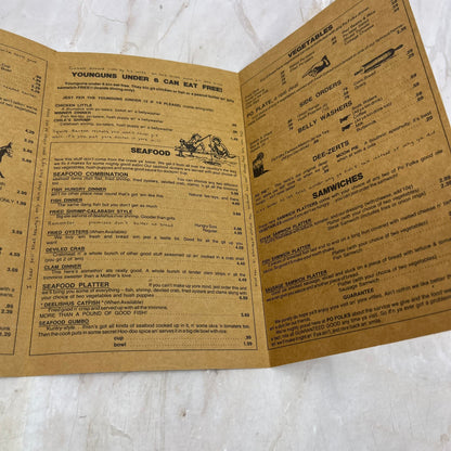 1983 Po Folks Family Restaurant Menu Jackson MS TI8-S5