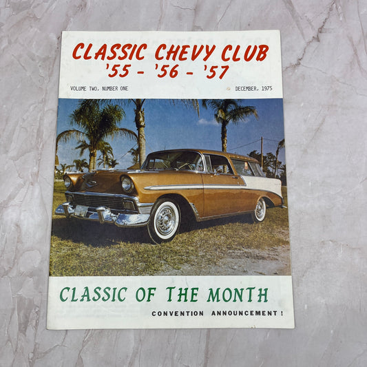 Gold and White - '55, '56, '57 Classic Chevy World Magazine - Dec 1975 M29