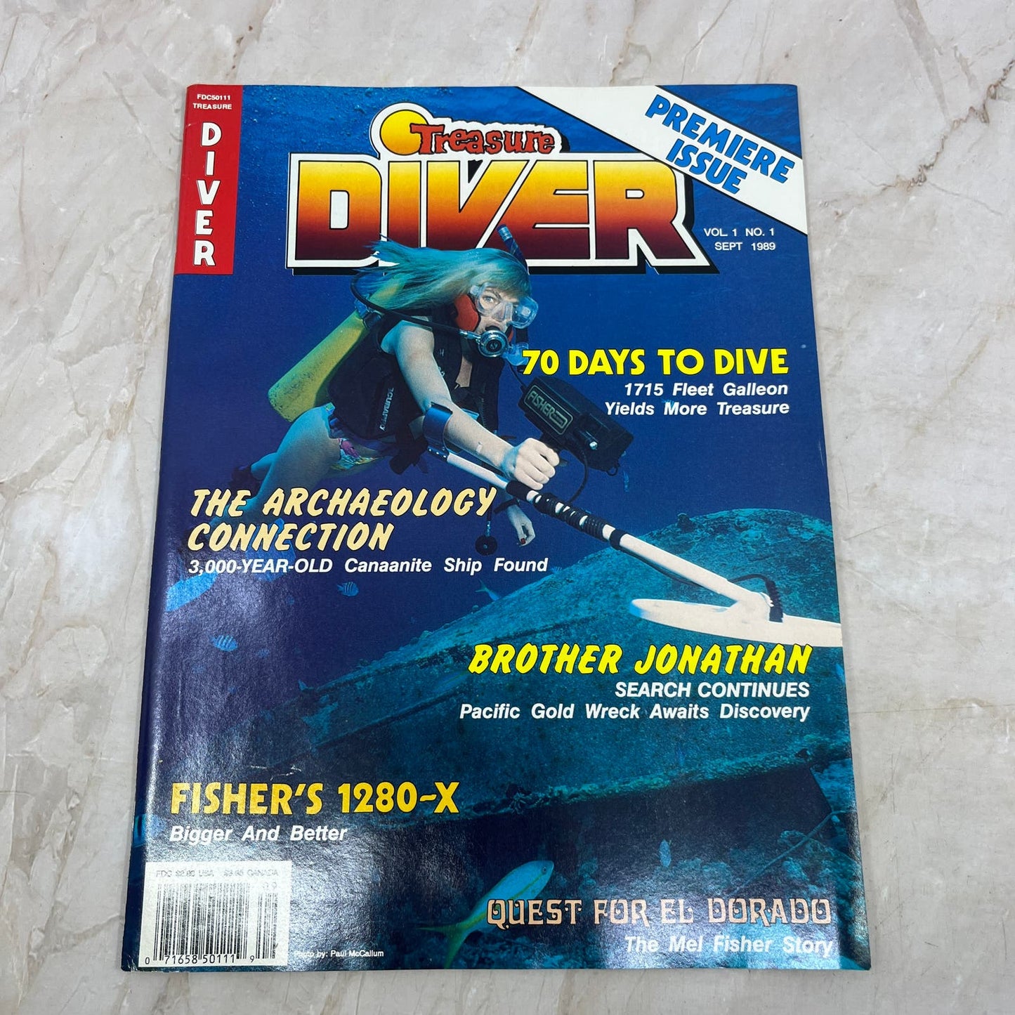 1989 Sep - Treasure Diver Magazine - Treasure Hunting First Issue M18