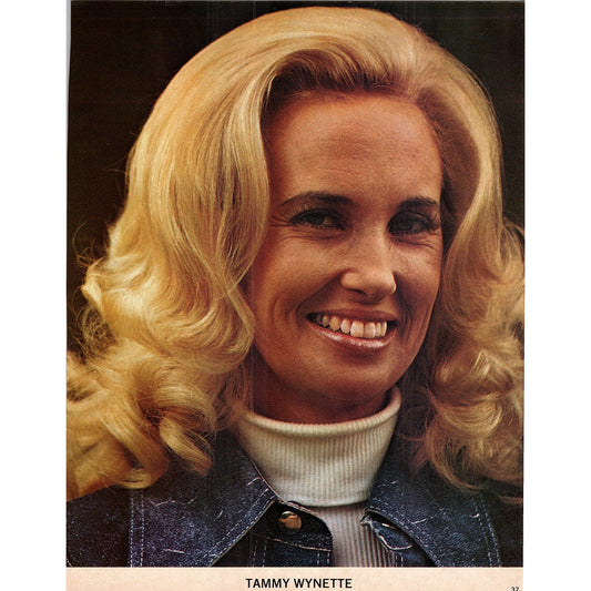 Tammy Wynette Photo Portrait Headshot 1977 Photo Print AF3-7