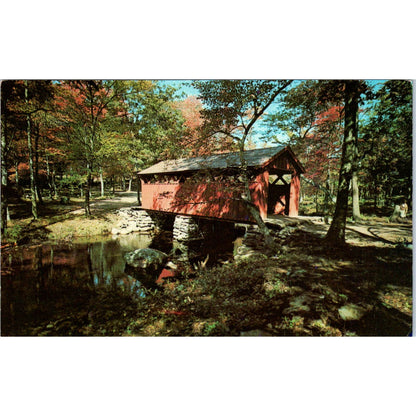 Devil's Hopyard East Haddam Connecticut Bridge Postcard PB1