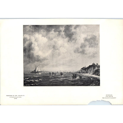 The Beach - Ruisdael c1905 Art Print D13