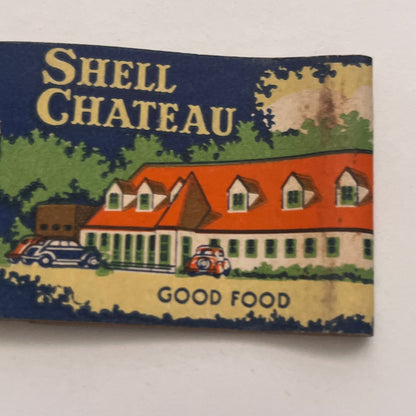 Shell Chateau Restaurant Willimantic CT Vintage Matchbook Cover TB8-MB2-5